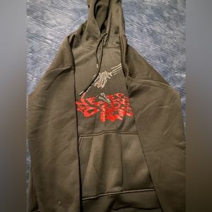 “Never Broke Again” Skeleton Black Hoodie
